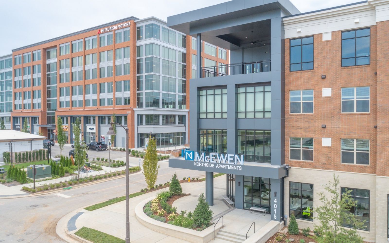 McEwen Northside exterior shot from above