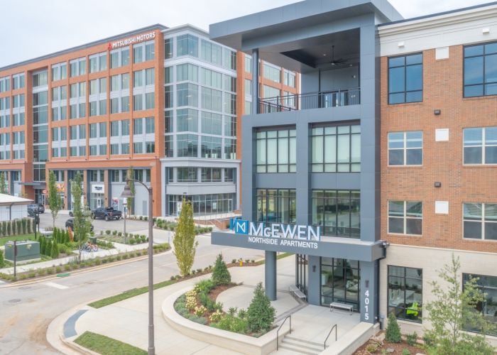 McEwen Northside exterior shot from above